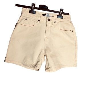 Vintage Lemon Yellow Liz Claiborne High Rise Denim Shorts Size, Petite 4